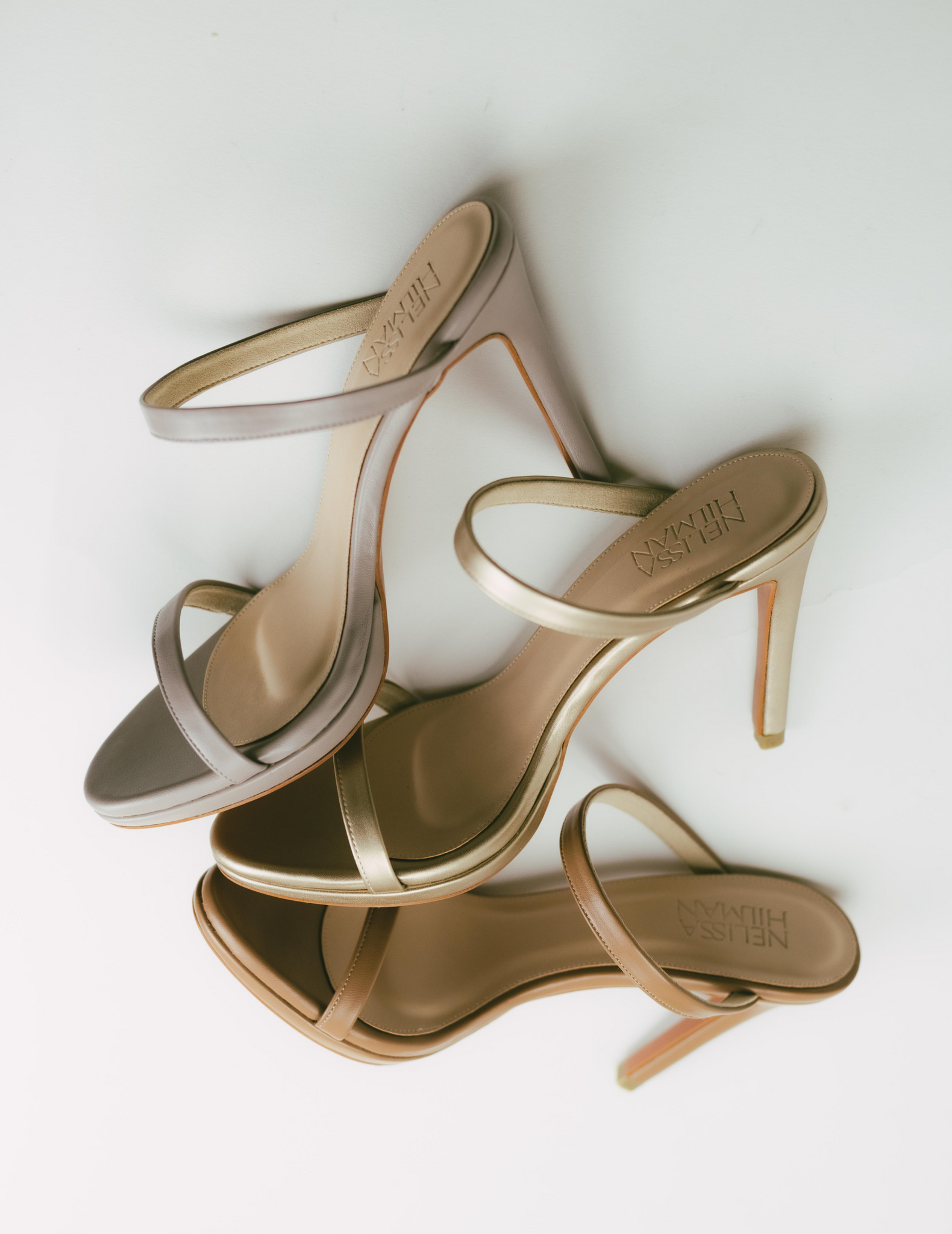 Lily Platform Strappy Heel Sandals Gold