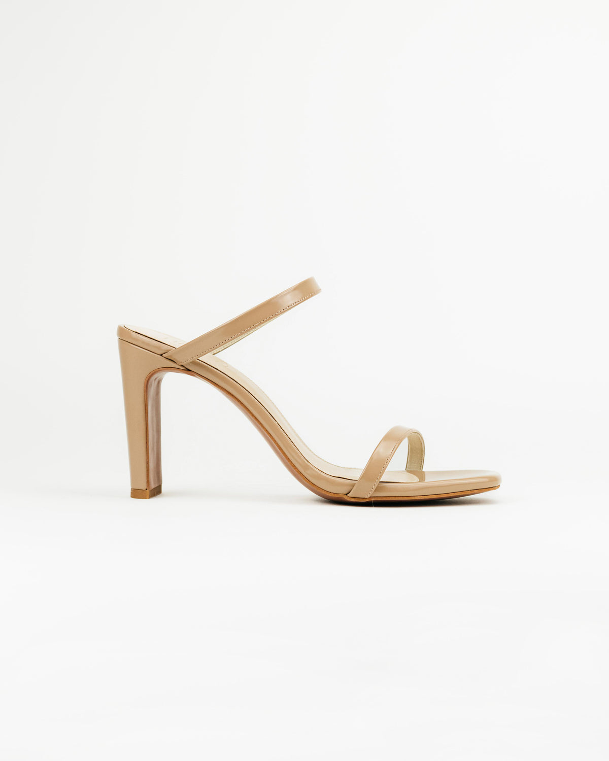 Liliana Denim Strappy Knotted Single Sole Heel