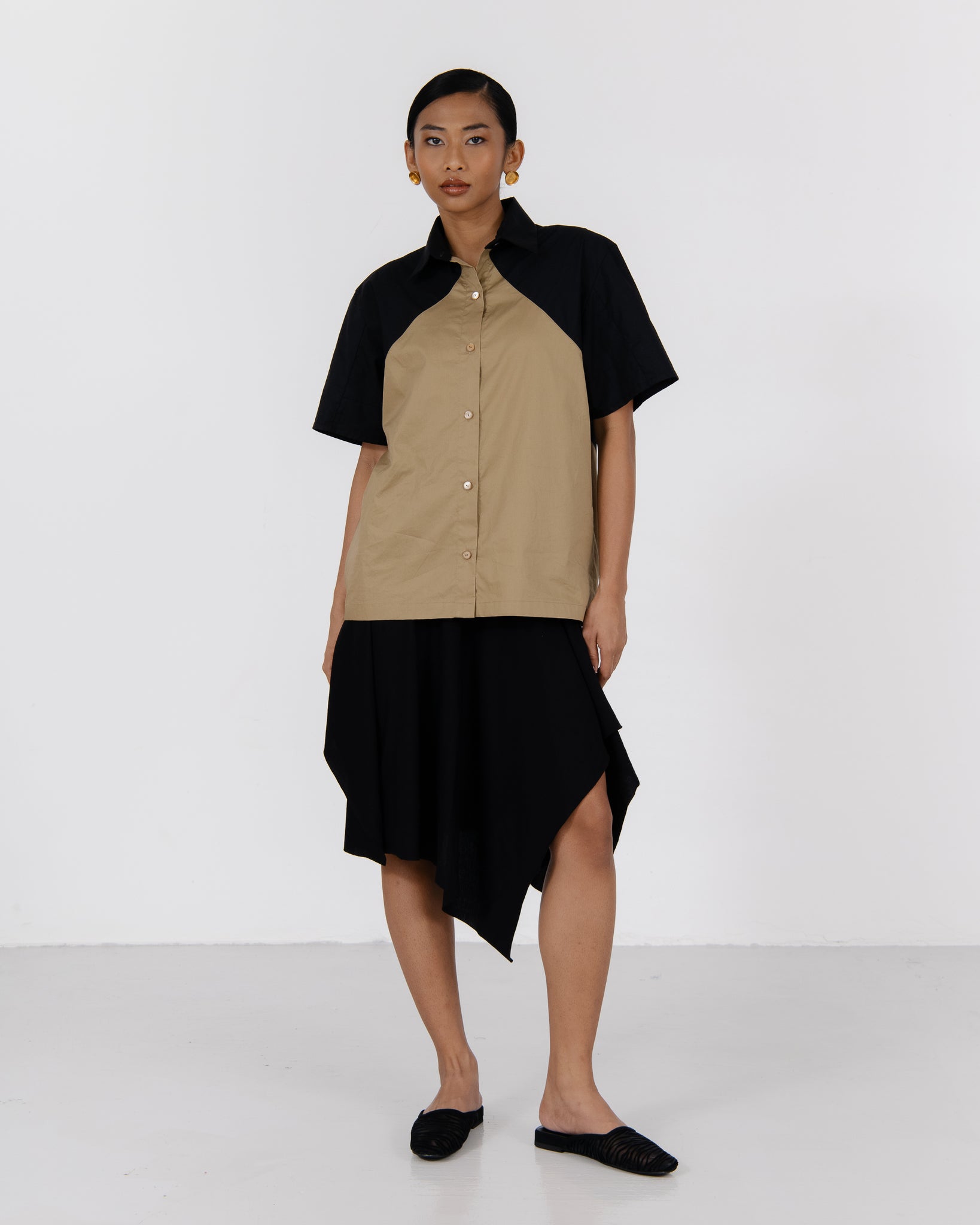 SFxNH Raglan Short Sleeve (Black/Khaki)