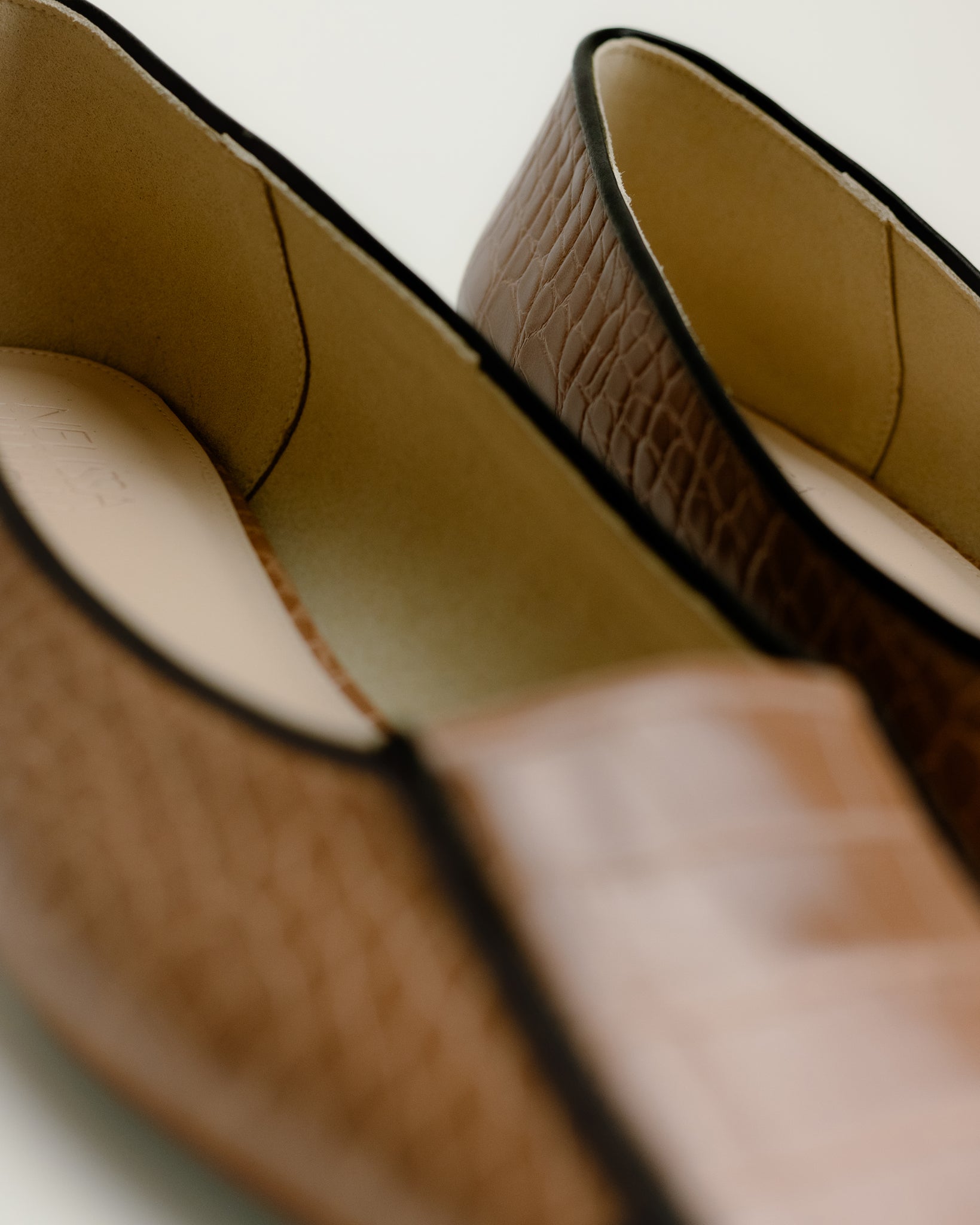 Drew Square Toe Loafers (Nude)