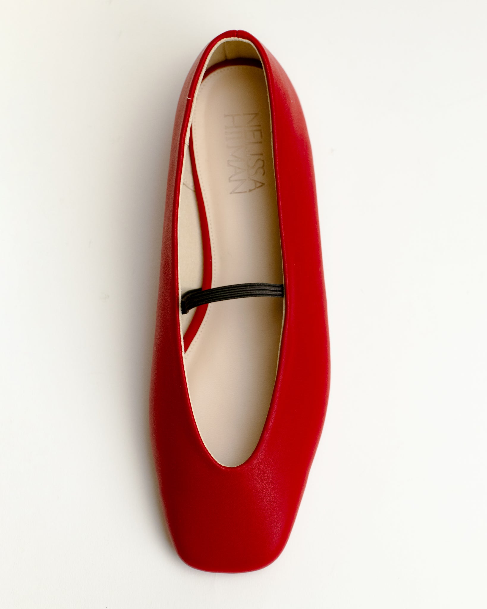 Debi Square Toe Loafers (Red)