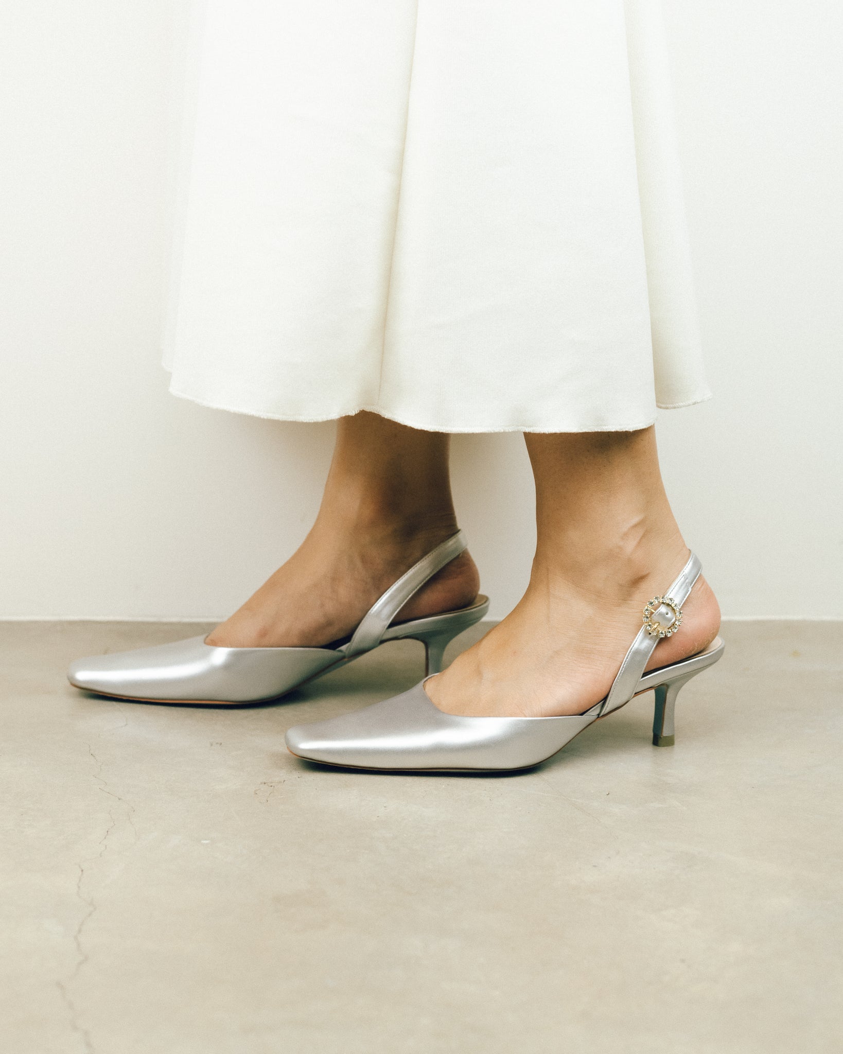 Slingback sales mules heels