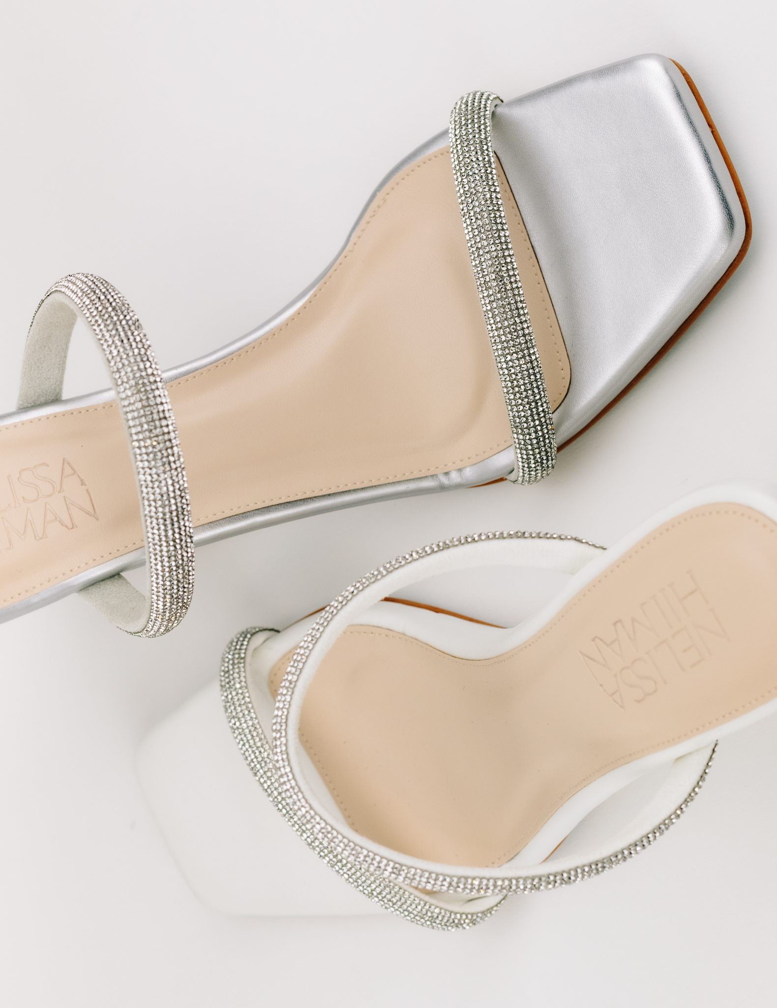 Rosie Embellished Strappy Wedges (Silver)
