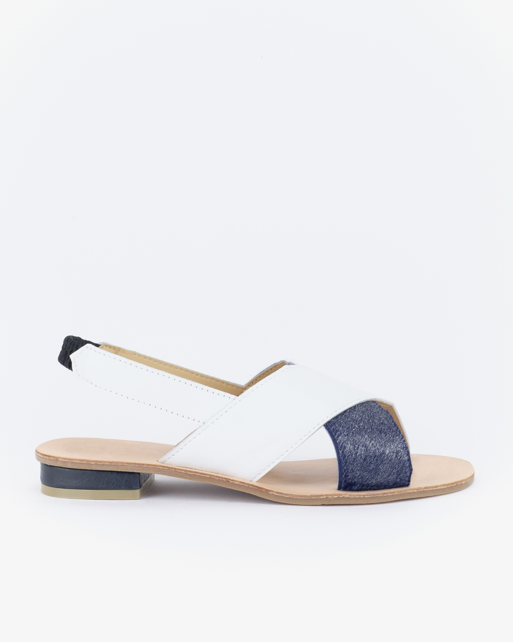 Aria Slingback Sandals (White)